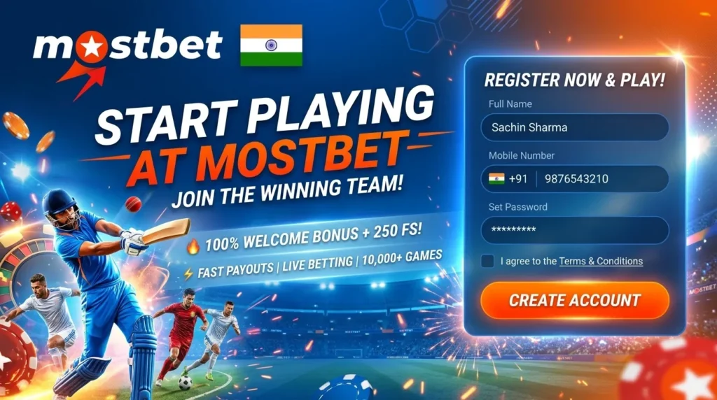 How to start playing at Mostbet - Login and Registration