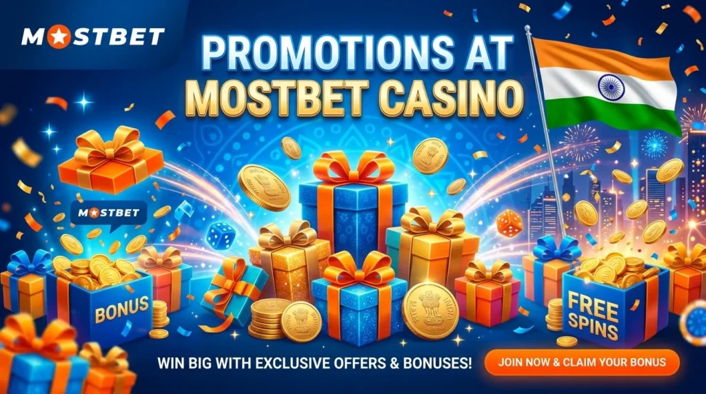 Bonuses and promotions at Mostbet